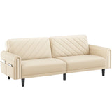 Fabric Click-Clack 3-Seater Sofa